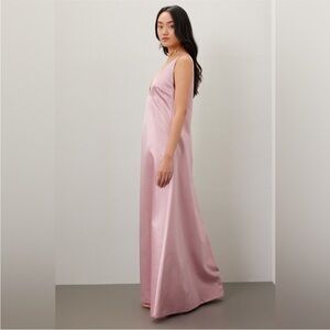 NWT Staud Teagan Maxi Dress in Cherry Blossom.